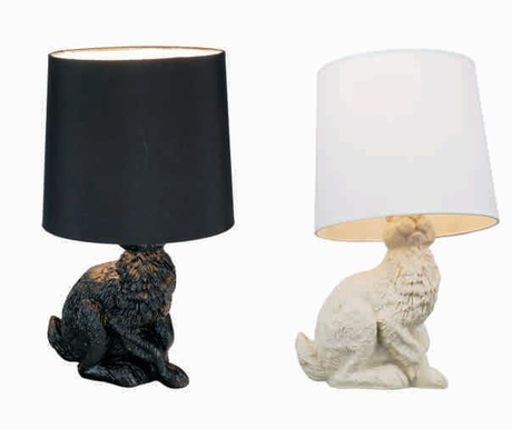 Fancy Decoration Rabbit Resin Table Lamp (1014T)