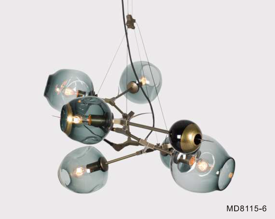 Modern glass pendant lamp decoration (MD8115-5)