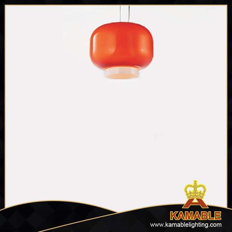Orange glass decorative modern interior pendant lighting (2230S2 ) 