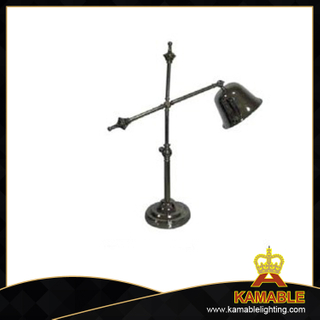 Black industrial curved metal indoor decorative table lamps (MT8010 )