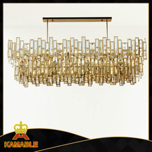 Stainless steel modern crystal pendant lamp for Home use (KAP17-025)