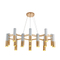 Modern surround type aluminum decorative chandelier(GD18139P-L18)