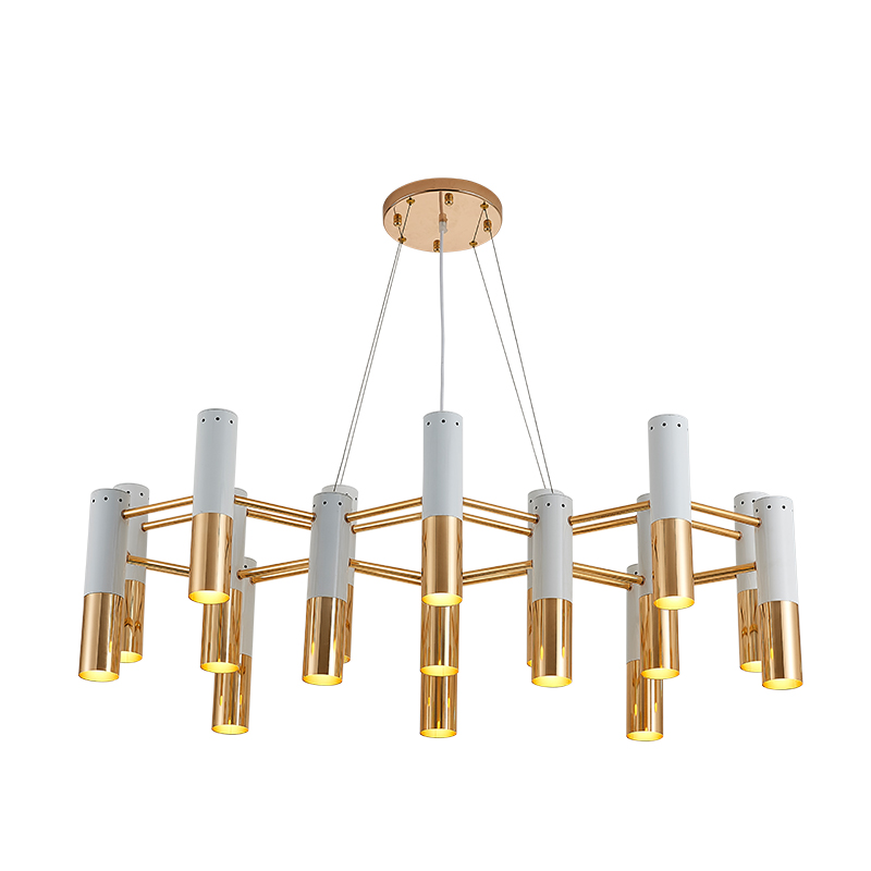Modern surround type aluminum decorative chandelier(GD18139P-L18)