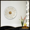 Classic Round Shape Brass Flower Wall Light (KAW18-096)
