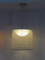 Modern Aluminium Floor Lamp White Fabric Lampshade (2158F2)