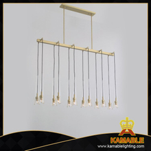 Arabic Urban Nordic Type Lobby Modern Metal Glass Pendant Light(MD8140-12)