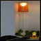 Modern Aluminium Floor Lamp White Fabric Lampshade (2158F2)