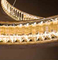Living room decorative round crystal pendant lamp (1626D60)