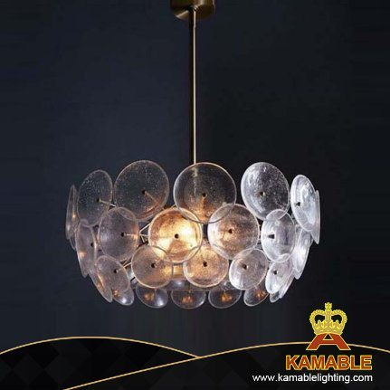 Clear Glass Pendant Lamp for Home Decorative (KPL1813)