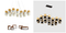 Modern surround type aluminum decorative chandelier(GD18139P-L18)