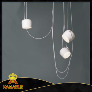 Modern white aluminum acrylic hanging light (9069/3 ) 
