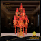 European living room decorative brass table lamp (TA-0824-6+3+1)