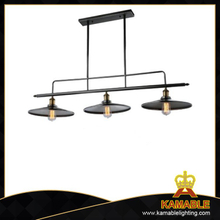 Black steel interior decorative industrial pendant lights (C2013L-3)