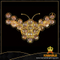 Newest butterfly shape eight-angle beads crystal hotel wall lighting(YHwb2514-L2)