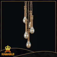 Retro Style Hemp Rope Decorative Hotel Pendant Lamp (KW0029P-6)
