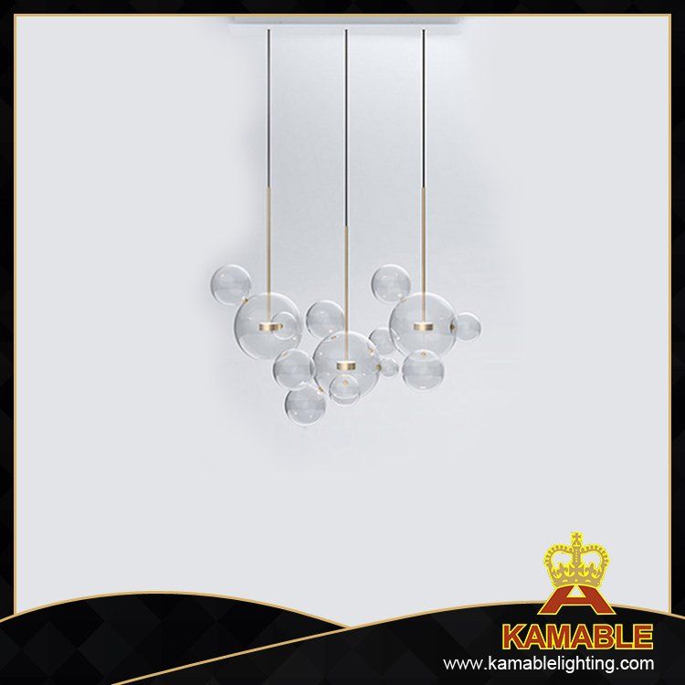 Home bedroom decorative glass pendant lighting(9214P-3L)