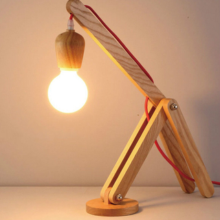 Modern wood table lamp for home use (KADXT-99682)