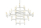 White glass decorative modern indoor pendant lighting (2209S2 ) 