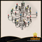 Modern style special hotel decorative pendant light (UR110-36)