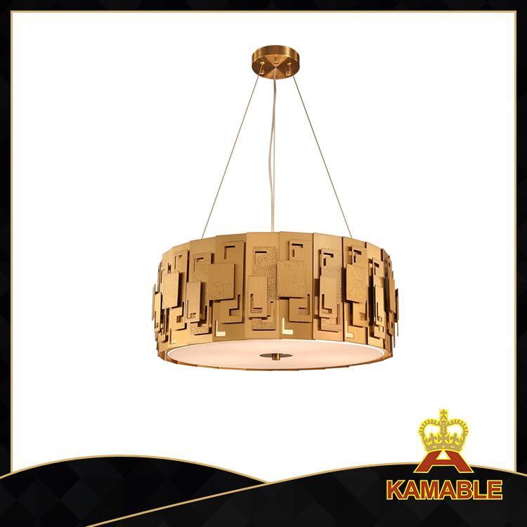 Modern Murano style golden decoration pendant light(GD18128P-D600)