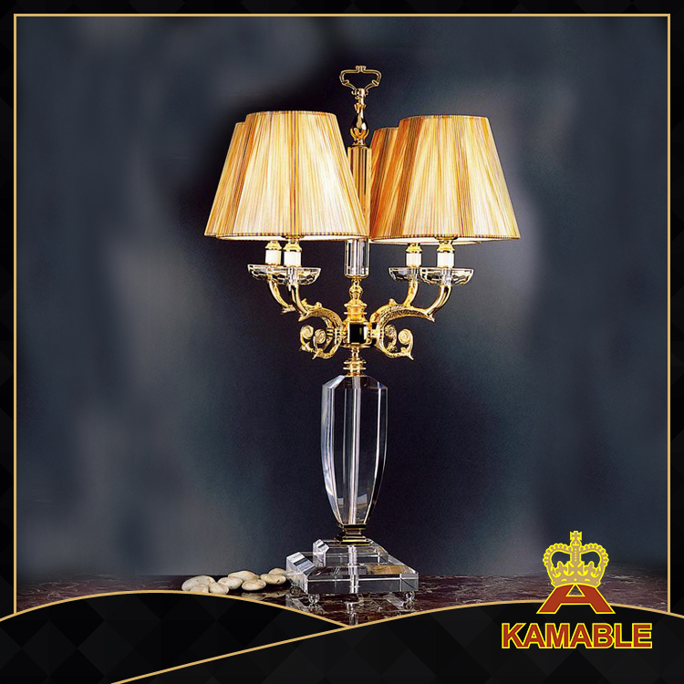 Wedding Candelabra Crystal Table Lamps (605)