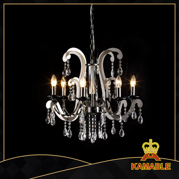Pearl black frame decorative modern interior pendant lights (80904-L6 ) 