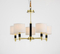 Elegant weaving fabrics lampshade decorative chandelier(GD18206P-L3)