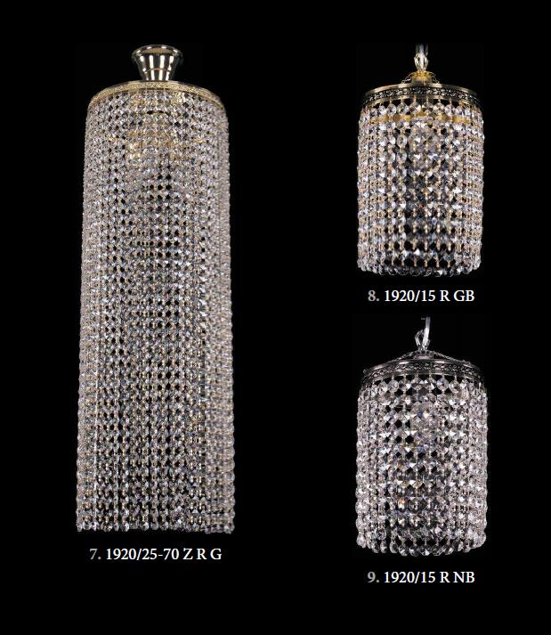 New Product Tiffany Crystal Pendant Suspension Lamp (1920/25R-70 G)