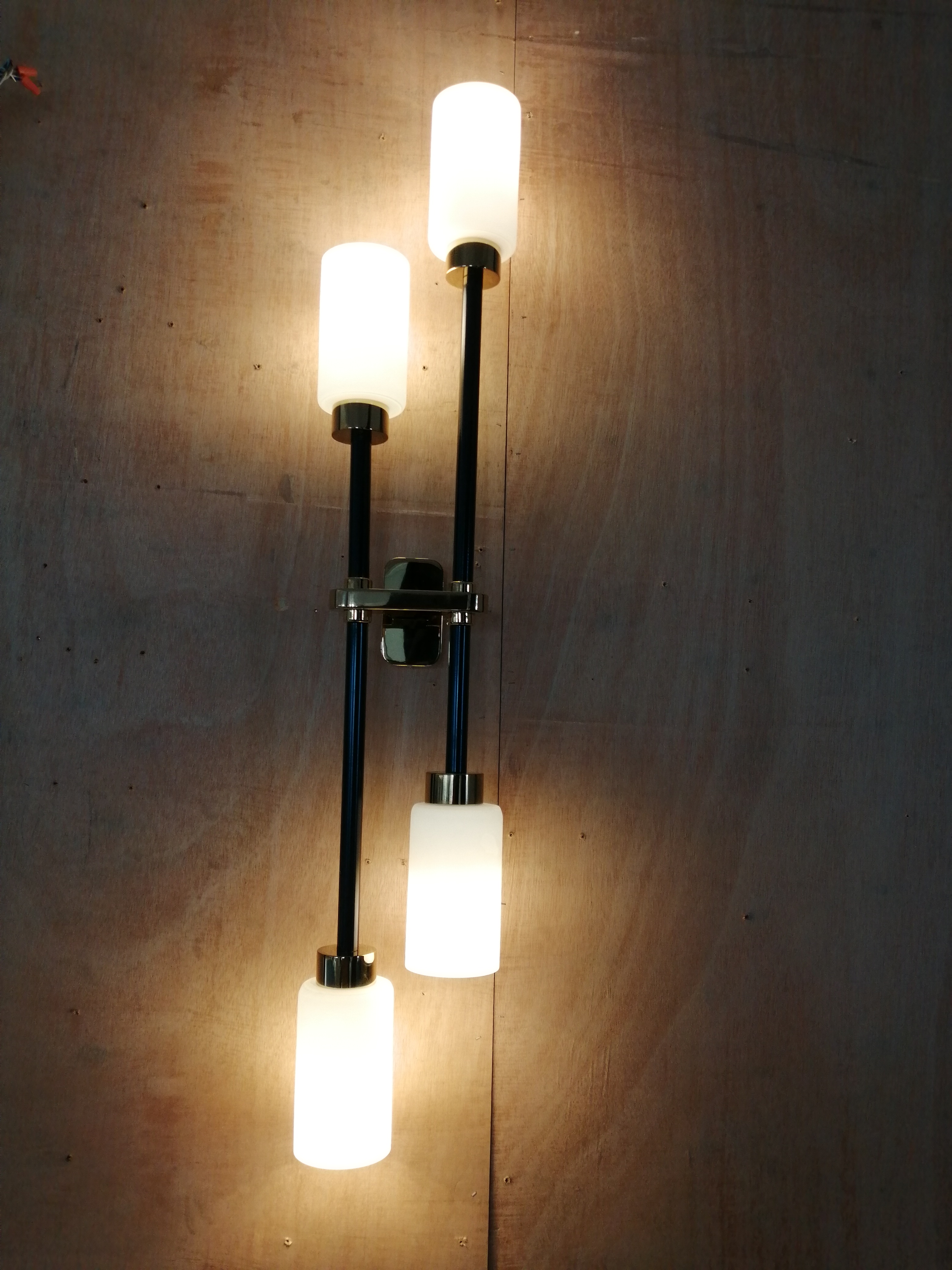 Villa Decorative Brass Plating Glass Wall Lamp (LTG-13)