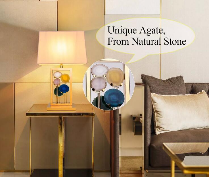Modern New Home Poppleton Agate Desk Lamp (KATL3050)