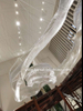 Hotel Project Lobby Crystal Ring Hanging Pendant Lamp (KAJ18011)