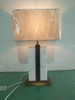 Indoor White Stainless Steel Fabric Shade Table Lighting (KA827827)