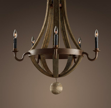 Black Iron Decorative Modern Indoor Pendant Lighting (ln6111-6+3H)