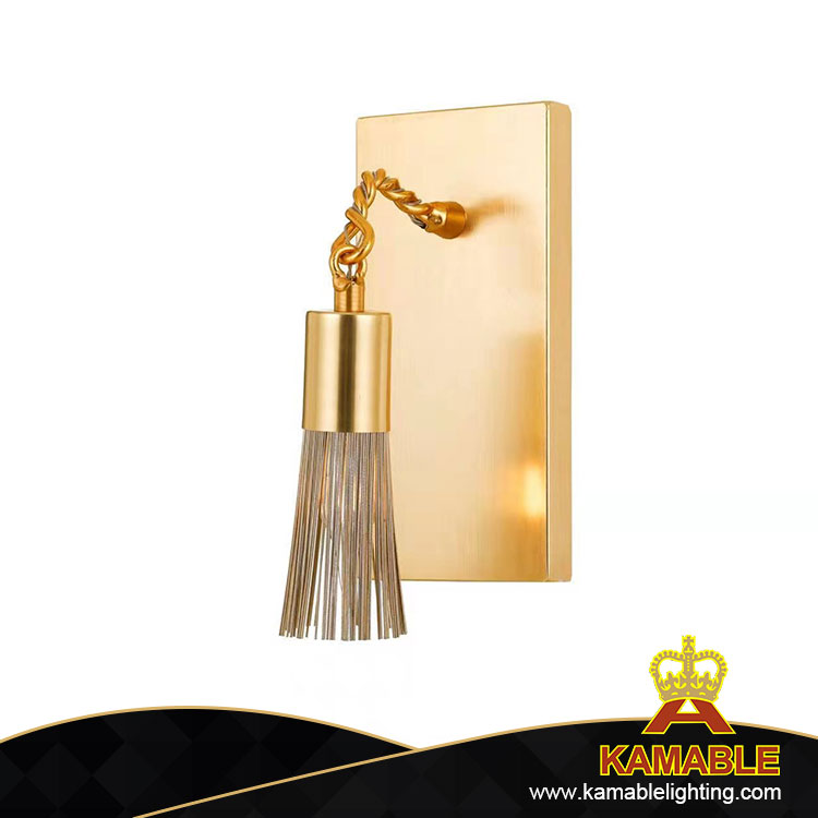 Tassels Luxury Golden Hallway Nickel Wall Lighting (KA312-1W)